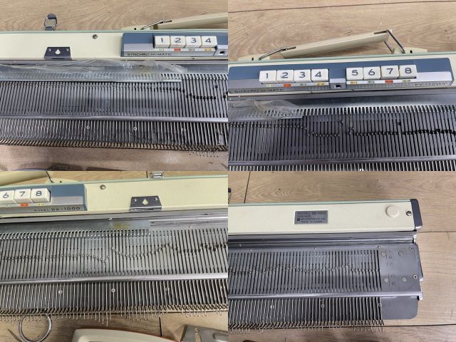 編み機【中古】ART編機 MODEL DX-1000 クリーム色系 手芸 編み物