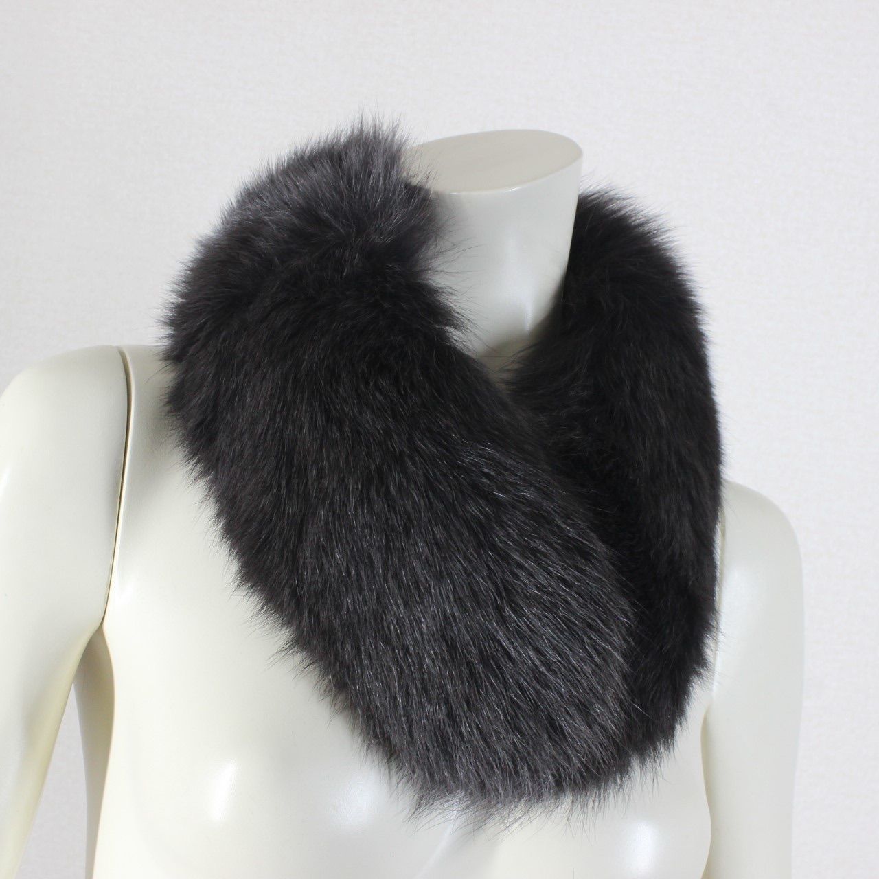 S 36【極美品】サガ フォックス SAGA FOX ショール マフラー 極太 66  