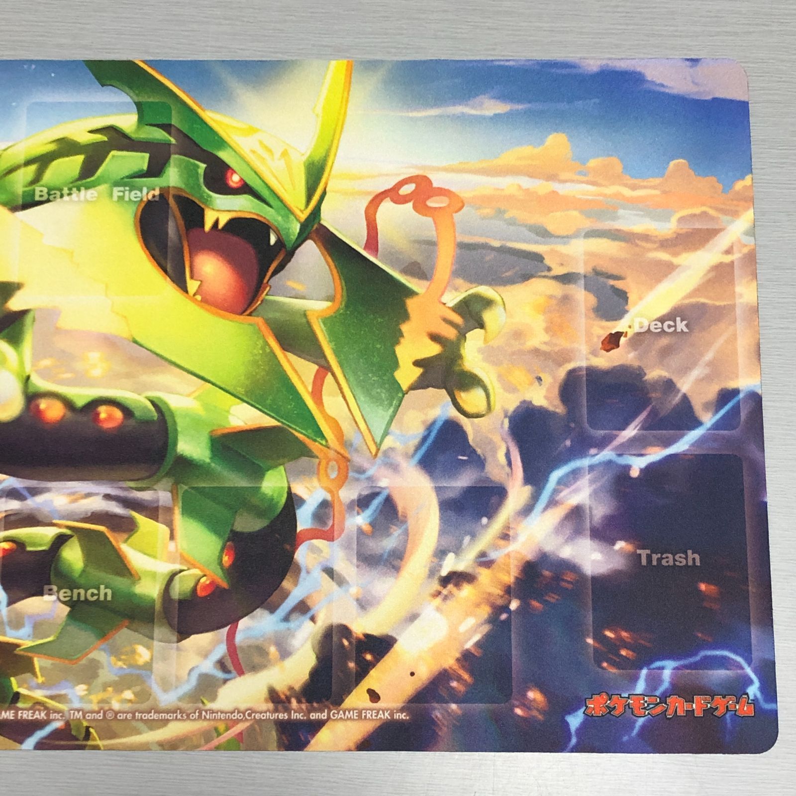 メガレックウザ　プレイマット 城東54-026】ポケモンカード メガレックウザ ラバープレイマット