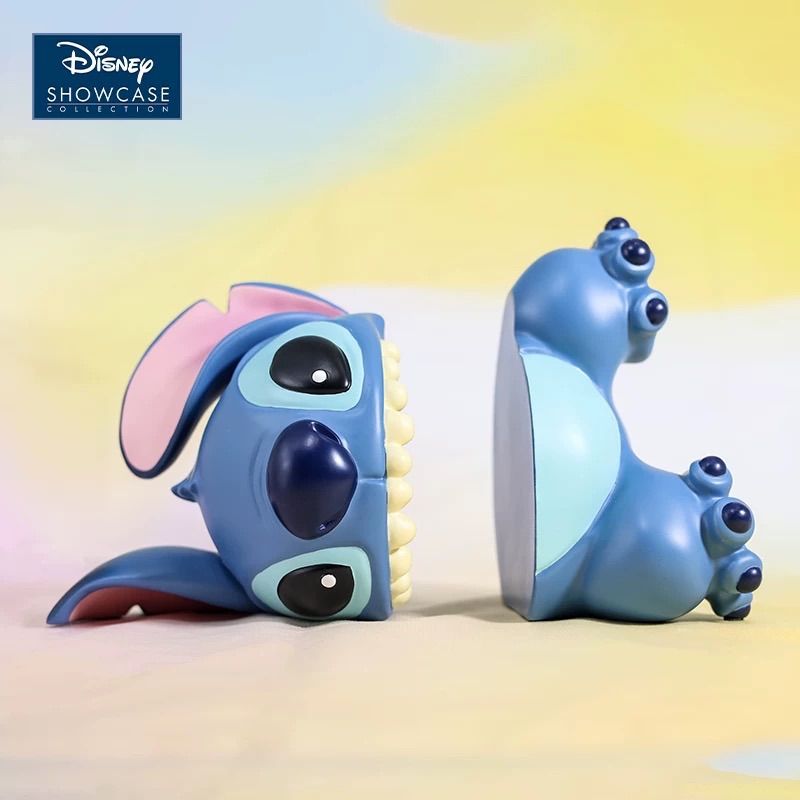 Disney x enesco ディズニー スティッチ Stitch アーティストJim Shoreコラボレーション レトロシリーズ ガレージキット モデル スティッチ本棚 史迪奇书架｜Size 17x24x15cm 1点