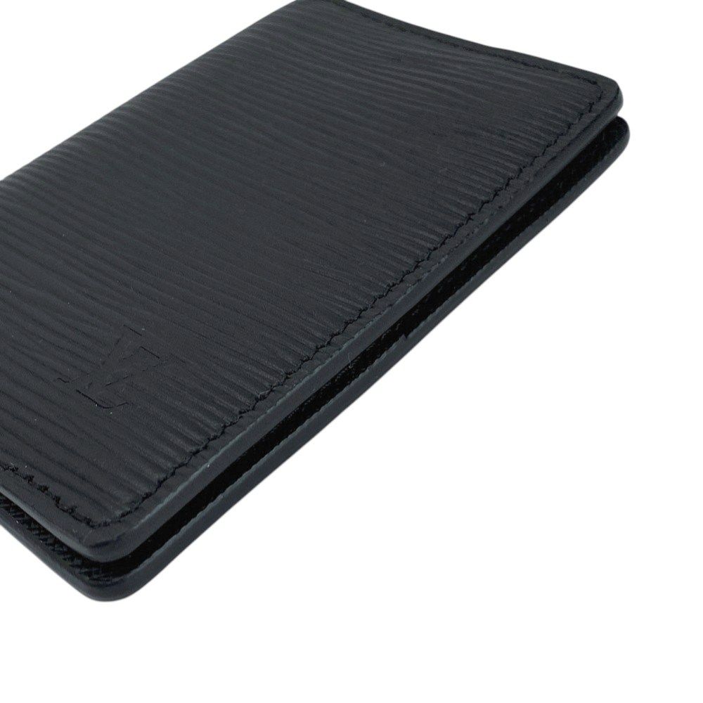 ■新同■　ルイヴィトン オーガナイザードゥポッシュ カードケース エピ 黒 IC ネーム入 M60642 【389634】1 □新同□ ルイヴィトン オーガナイザードゥポッシュ カードケース エピ