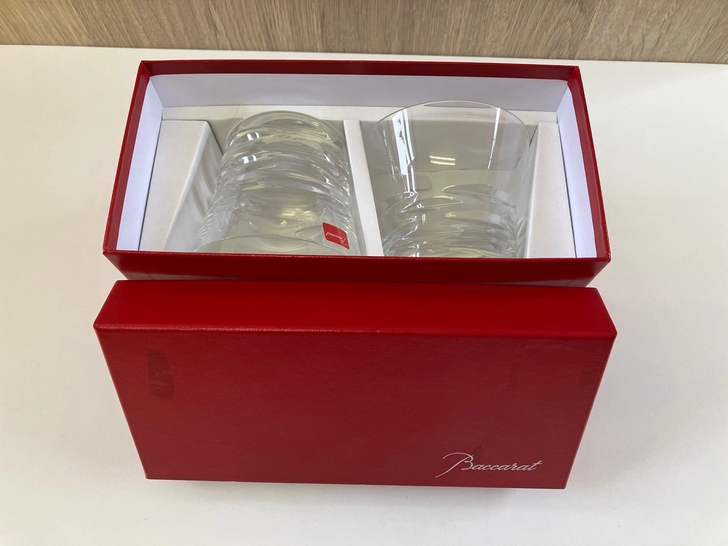 Baccaratバカラ LOLAローラ クリスタル ロックグラス ペアグラスセット ウイスキーグラス コップ グラス 食器 酒器 き 現状品