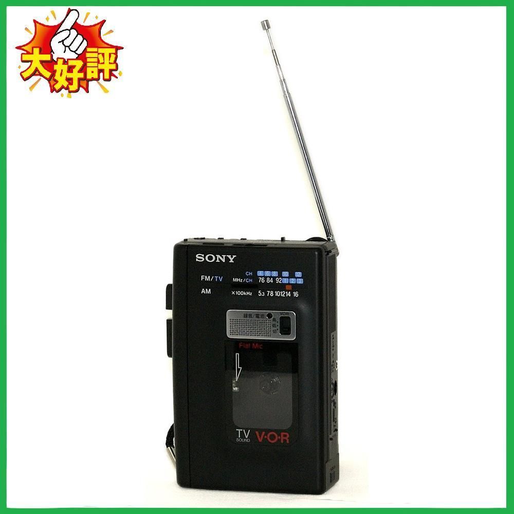 夏セール 激安、SONY ソニー WA-2001 ブラック ラジオカセットコーダー 録音 30977.96円 オーディオ機器 