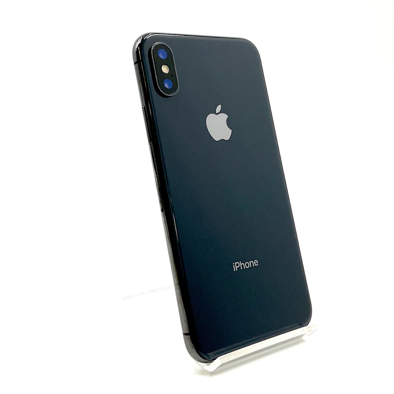 【全額返金保証】【最速発送】Apple iPhone X 256GB スペースグレイ SIMフリー 96% 動作確認済