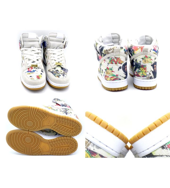 ナイキ NIKE × シュプリーム Supreme 【 SB DUNK HIGH Rammellzee  