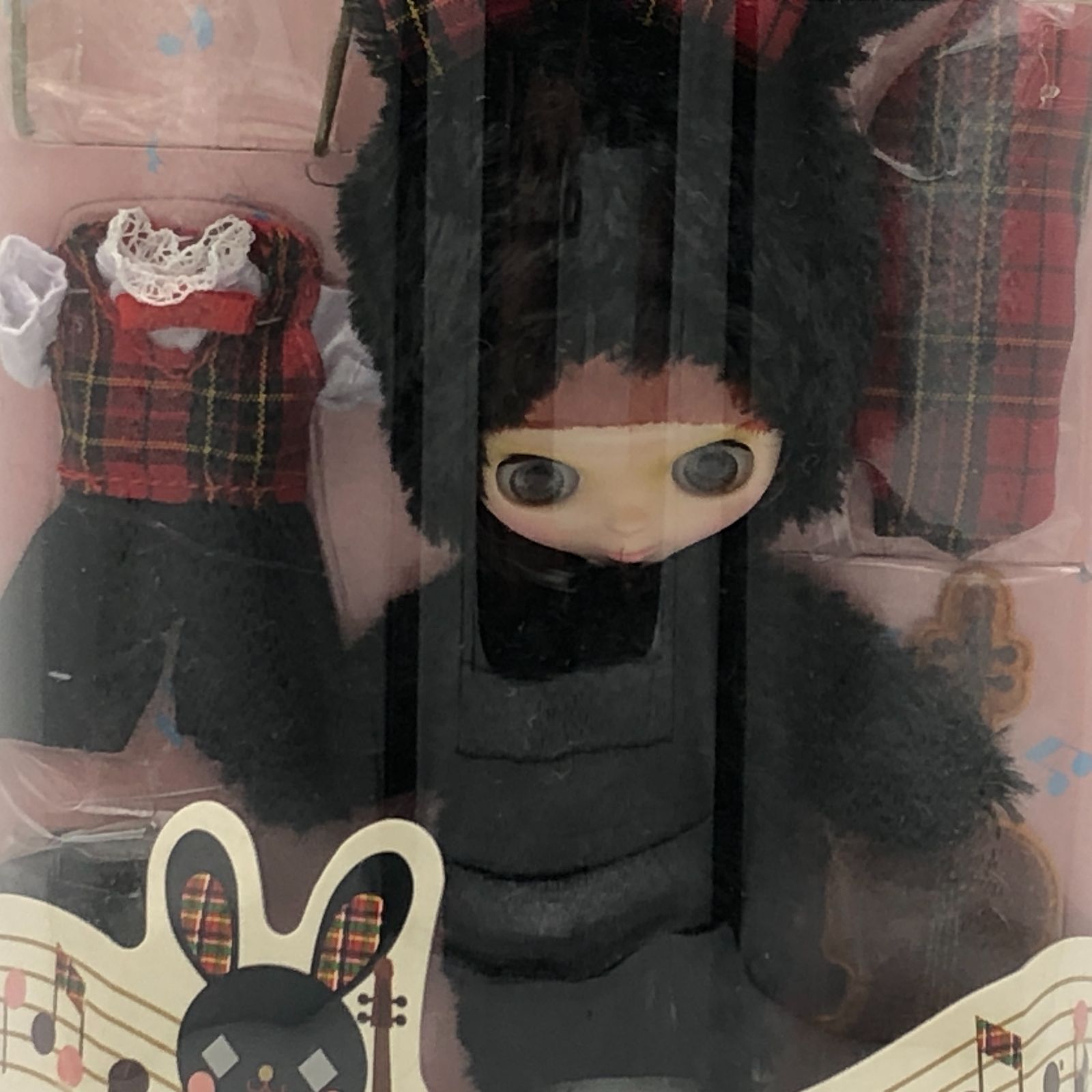 城東29-043】Blythe Bunny Black プチブライス バニーブラック