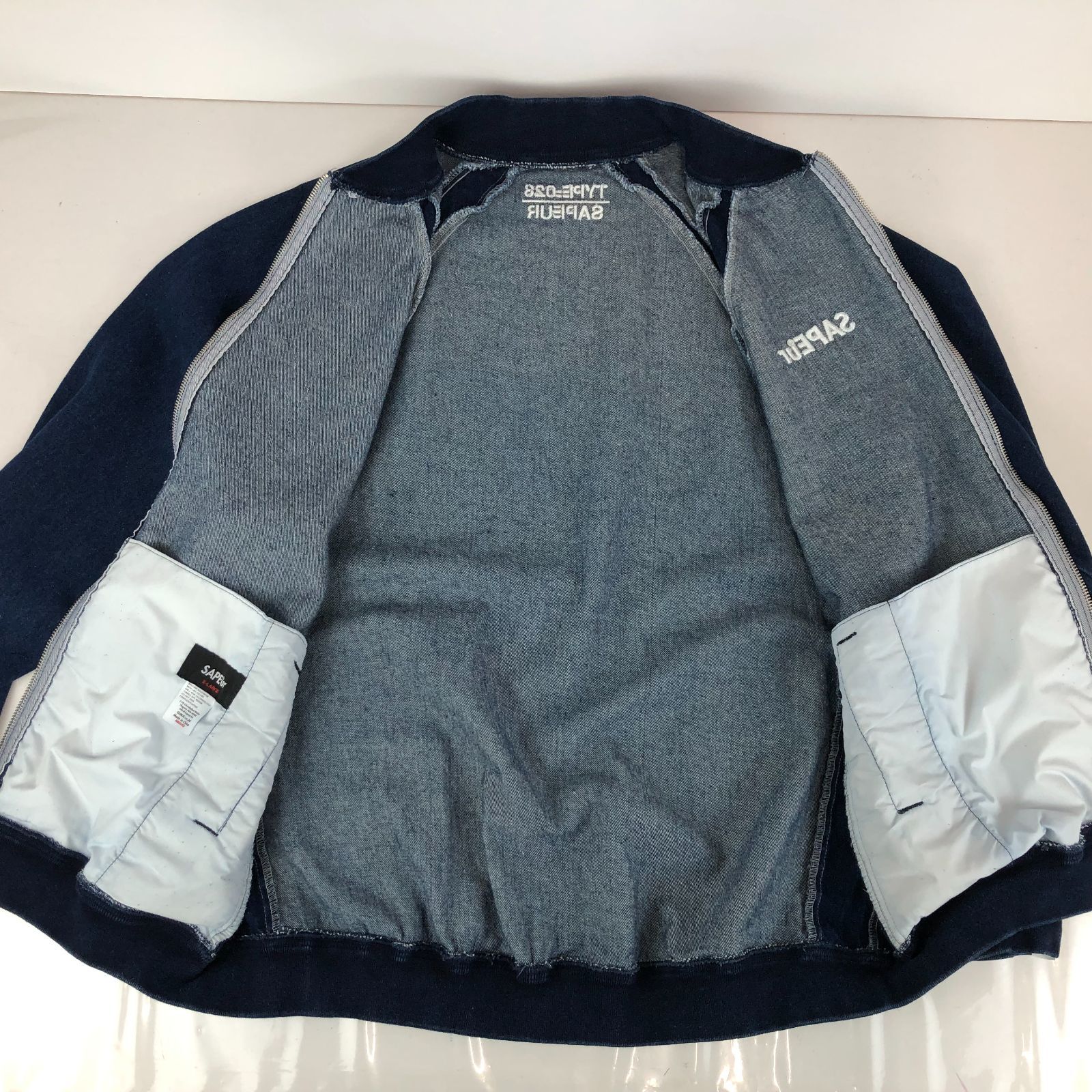 SAPEur DENIM COACH JACKET XL サプール デニム コーチ