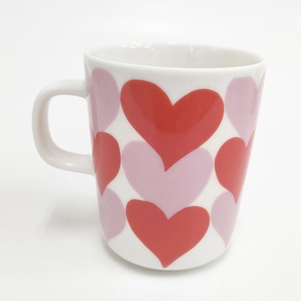  marimekko SYDAMET セット マグカップ ホワイト ピンク レディース マリメッコ 5-0915 G 鍋セット コップ グラス コップ グラス 酒器