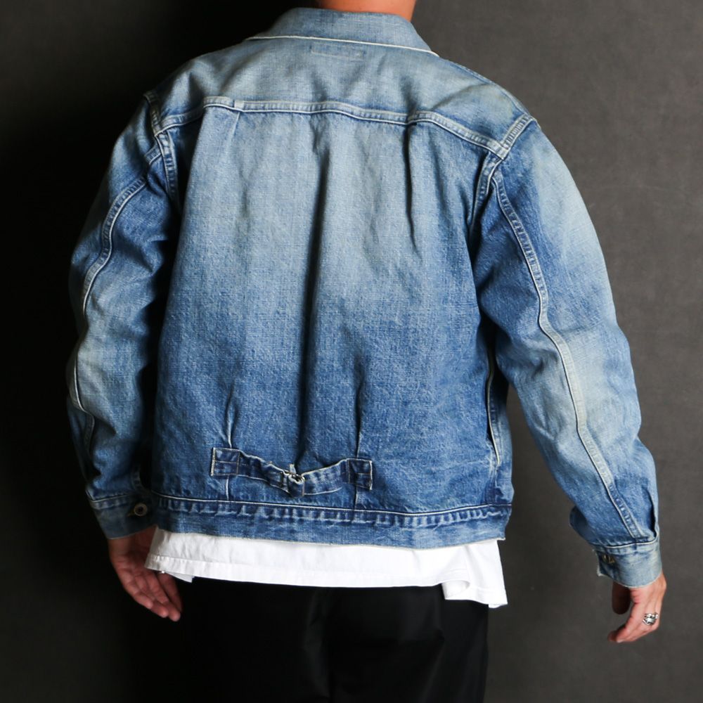 marka マーカ TYPE1 デニムジャケット Gジャン 1st 12oz marka/マーカ】TYPE-1 DENIM JACKET - USED WASHED