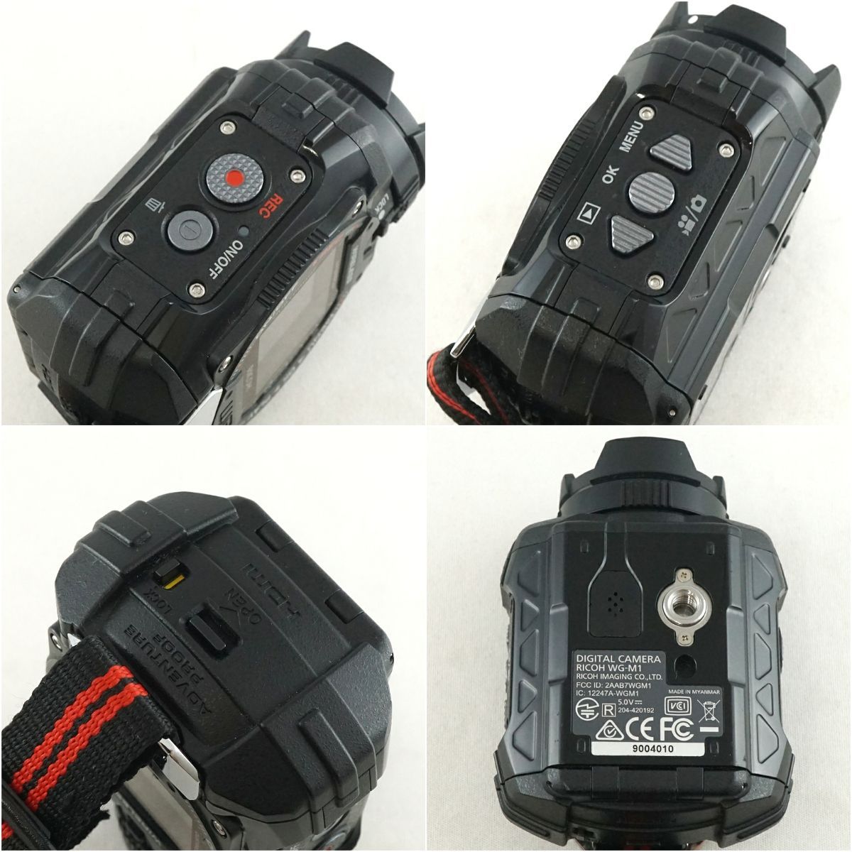 RICOH WG-M1 アクションカメラ USED美品 本体+バッテリー フルHD動画 
