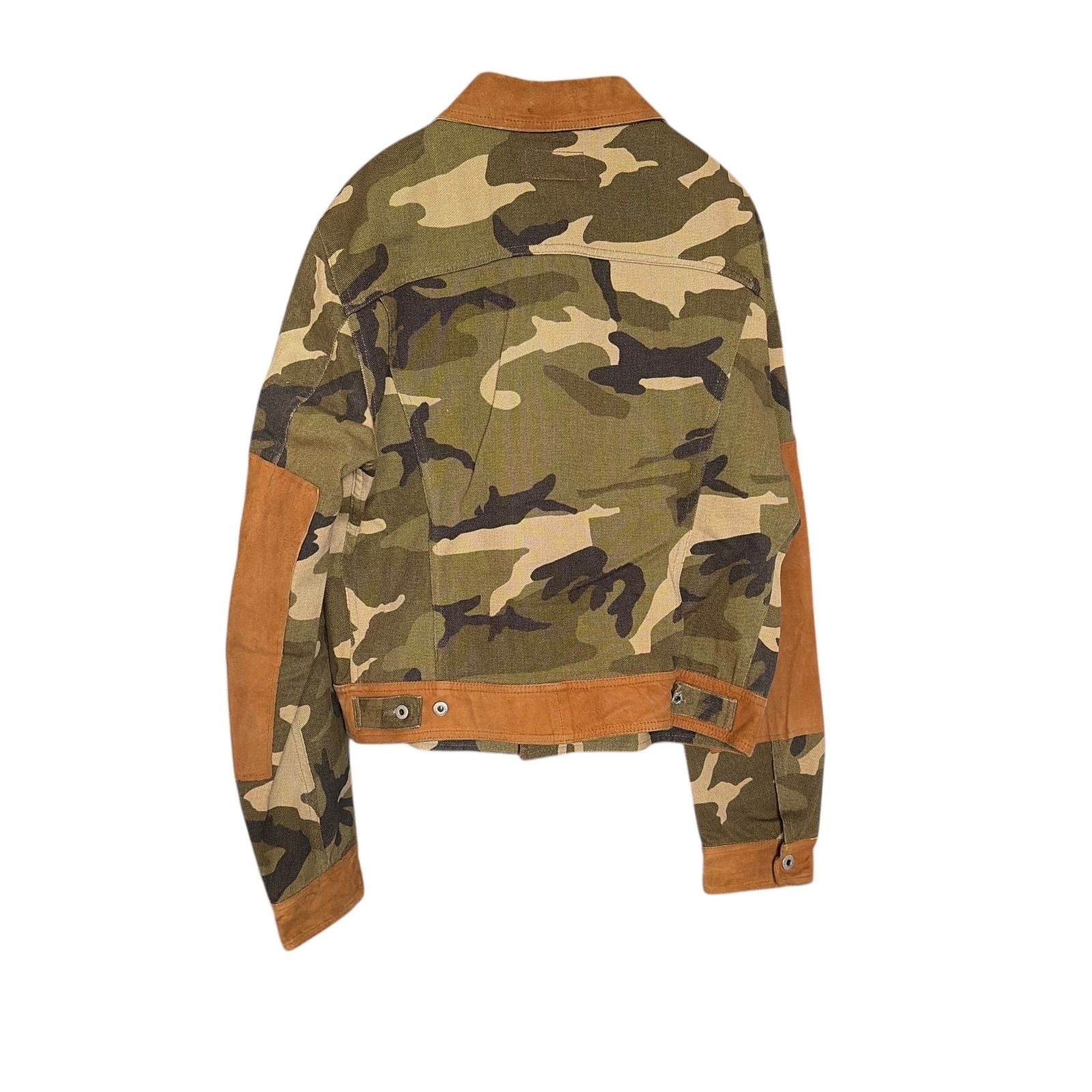 Z1554 DOLCE&GABBANA 迷彩 ジャケット ブラウン 茶色 ミリタリーコート 