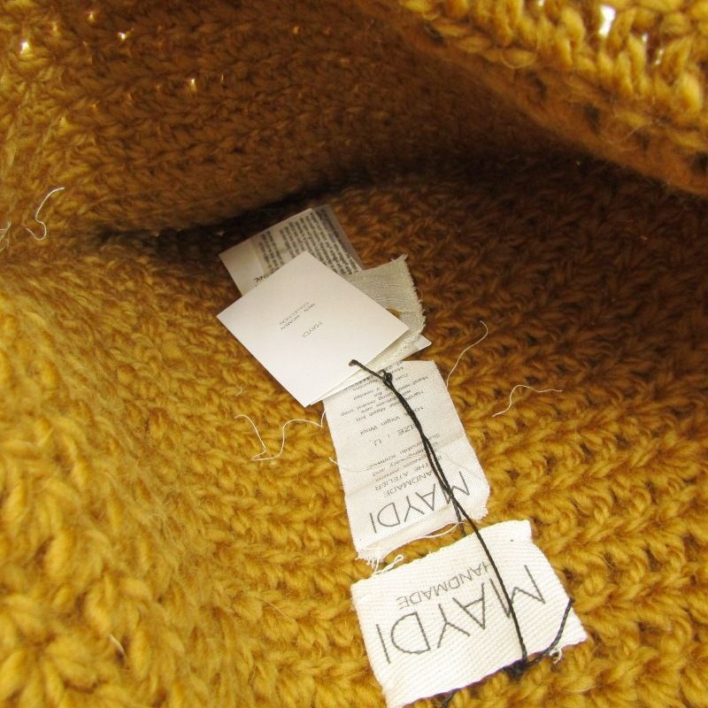 MAYDIマイディ　ベスト　タグ＆保存袋あり　¥47300 MAYDI / マイディ | HAND-KNITTED CHUNKY VEST ニットベスト | U