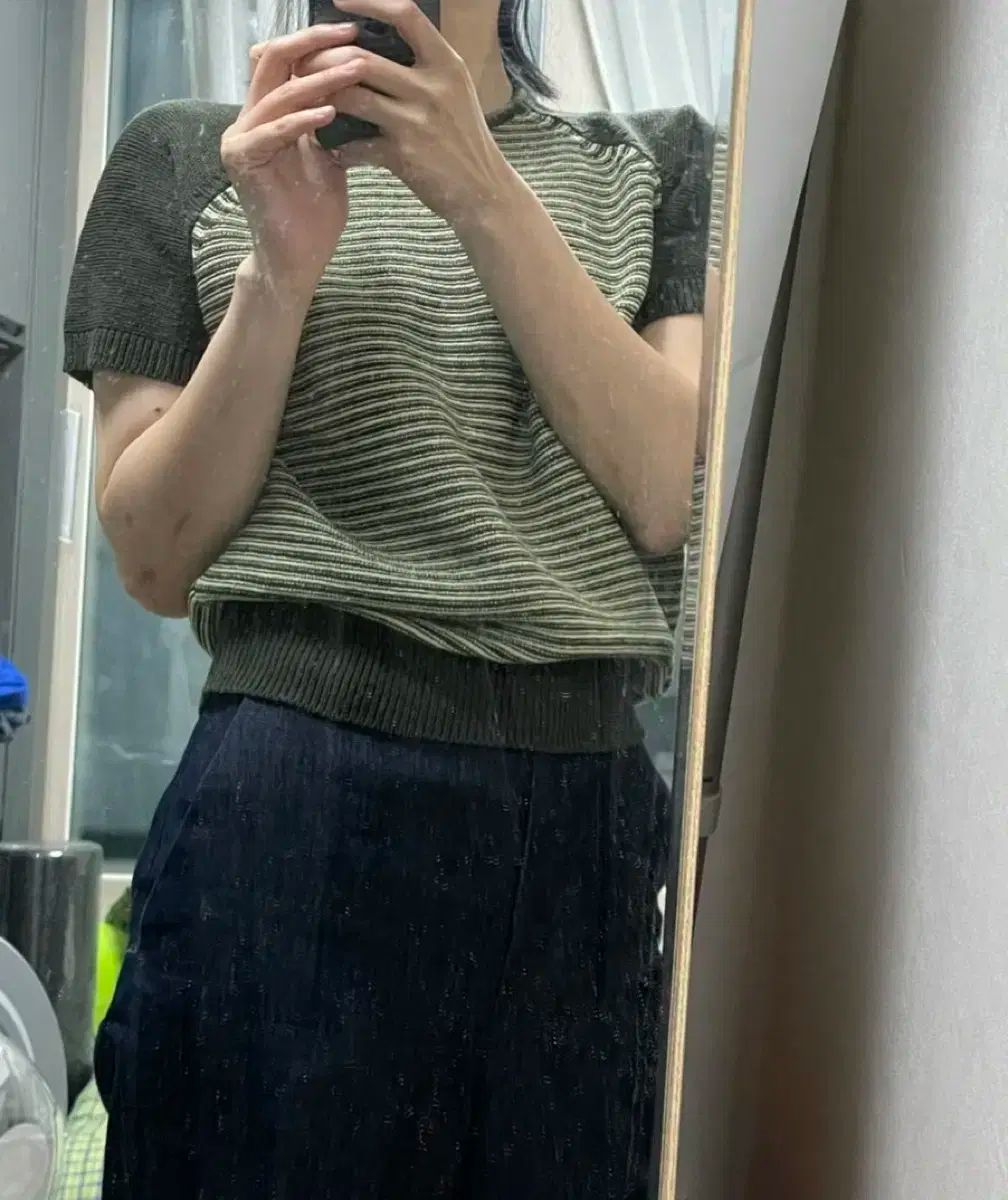 ニトリー 半袖 ニット