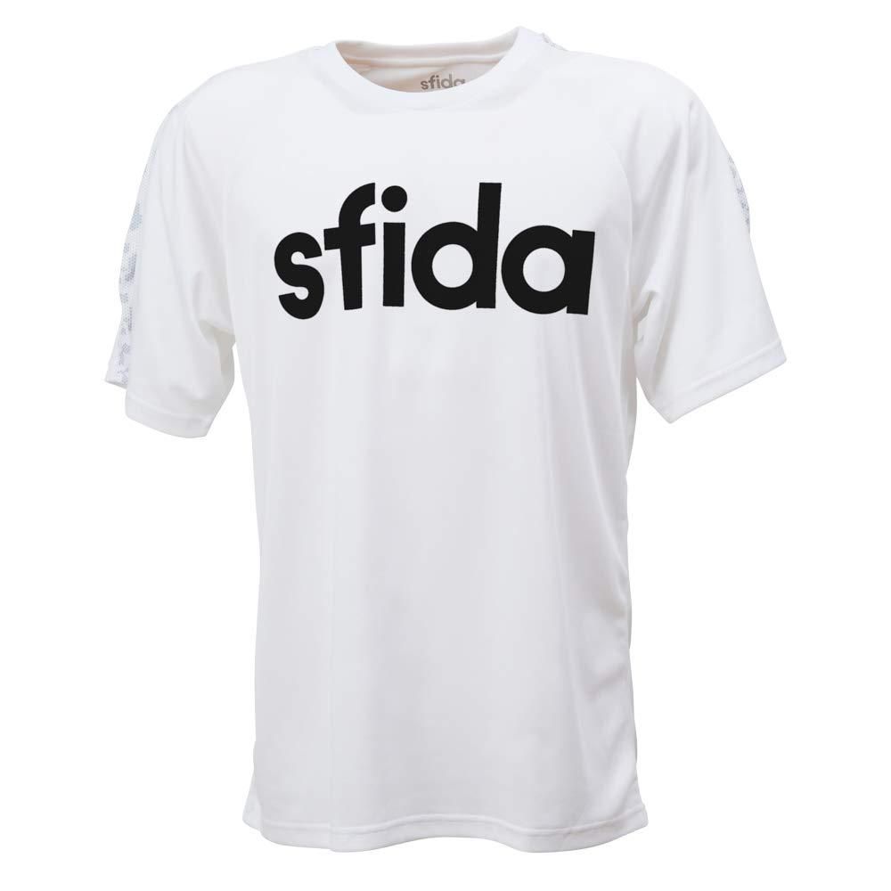 【新品・5営業日で発送】SFIDA(スフィーダ) BPプラクティスシャツS／S_LINE_JR (SA21816JR) 色 : WHT サイズ : 130 