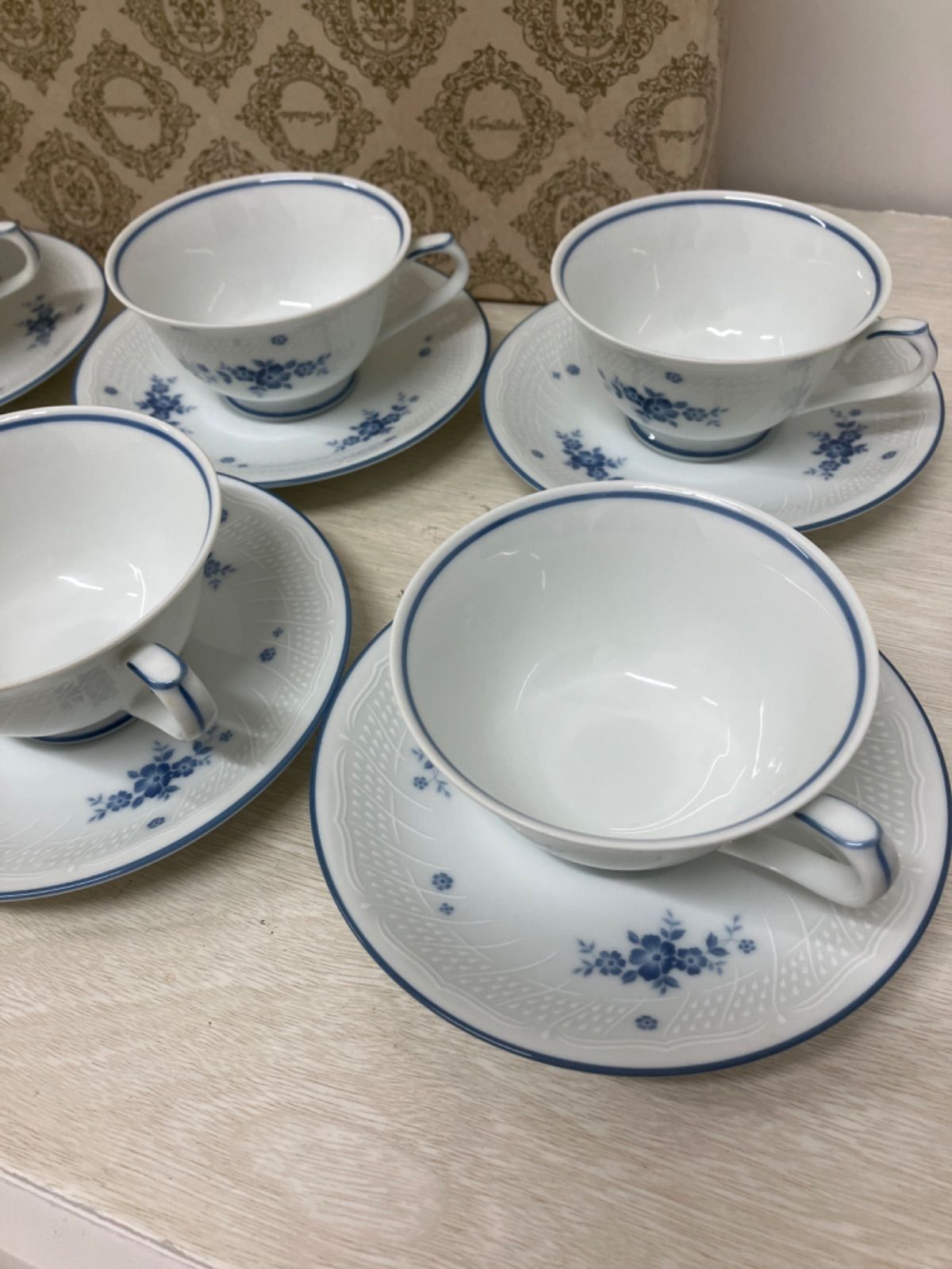 未使用】オールドノリタケ カップ&ソーサー 6客セット - メルカリ