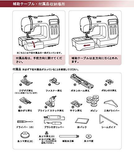 コンピュータミシン 数字