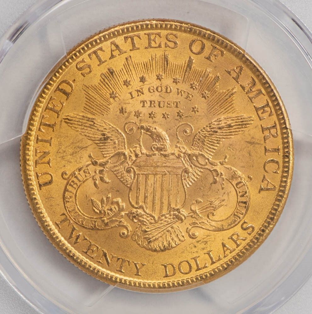 1896 $20 Gold Liberty MS63 PCGS 948839-23 - メルカリ