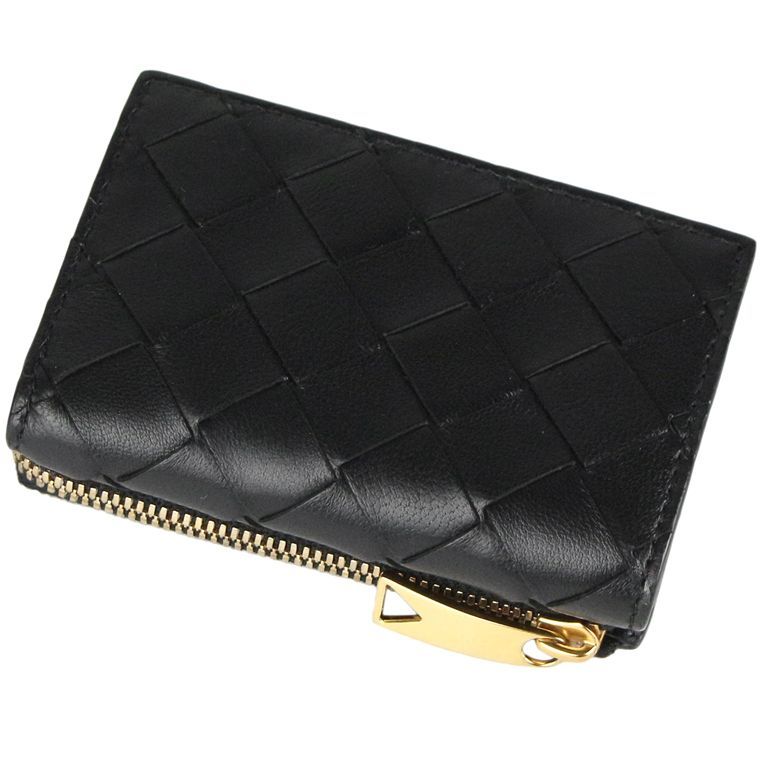 BOTTEGA VENETA イントレチャート ブラック×ゴールド 楽天市場】ボッテガヴェネタ チェーンウォレット 財布 イントレ