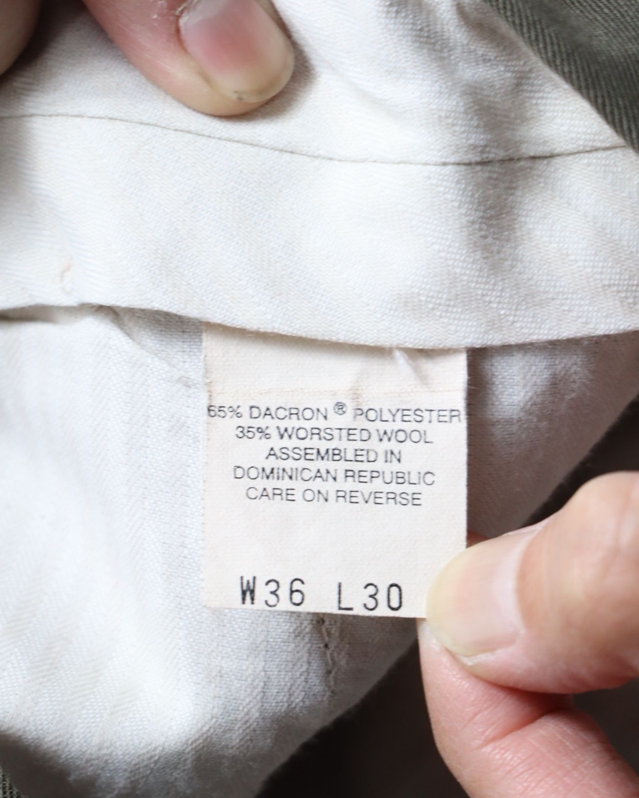 1990s- dockers wool blend 2tuck silky slacks 90年代 ドッカーズ 2