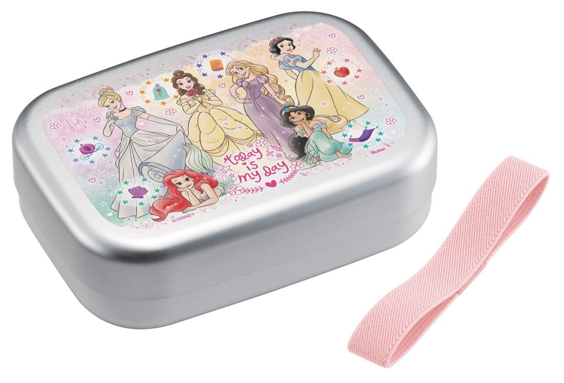 【数量限定】ALB5NV-A 日本製 子供用 アルミ製 23 プリンセス 370ml 弁当箱 スケーター(Skater)