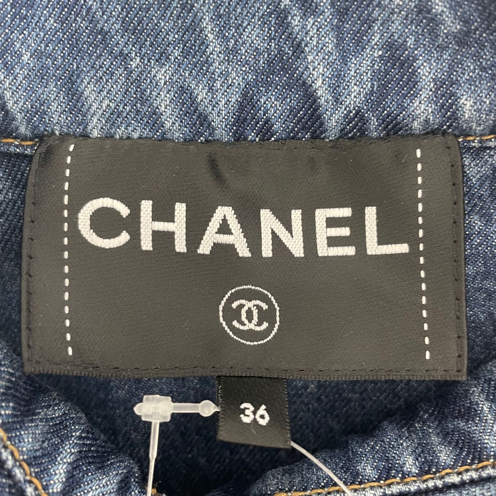 美品 CHANEL シャネル デニム ジャケット CHANEL P76746v68693 サイズ36