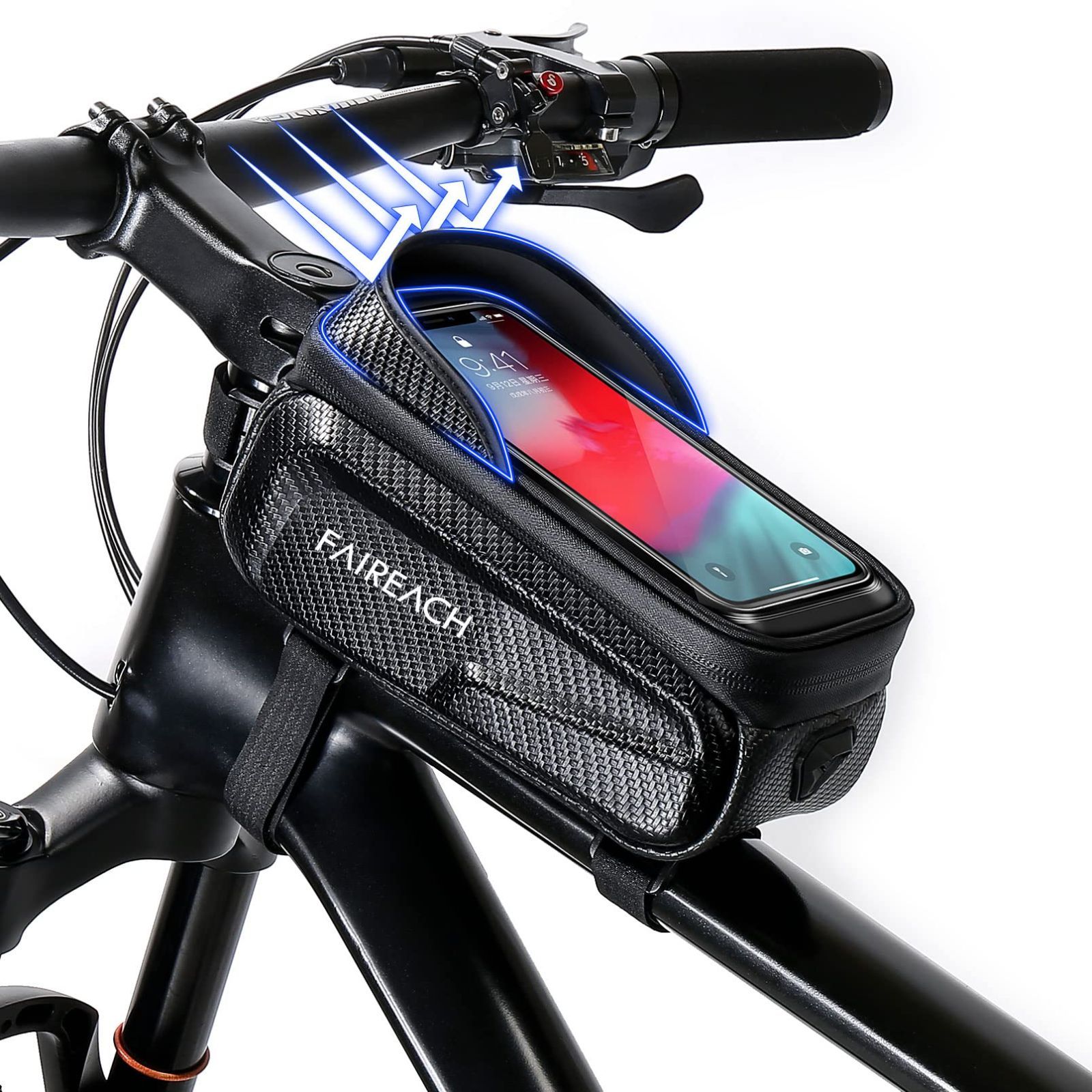 在庫セール】EVA スマホホルダー、3D トップチューブバッグ、自転車
