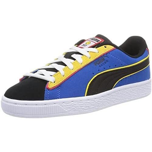 プーマ PUMA スニーカー スウェード スマイリーワールド Jr キッズ 384928 ローヤル|ブラック 01 24.5cm