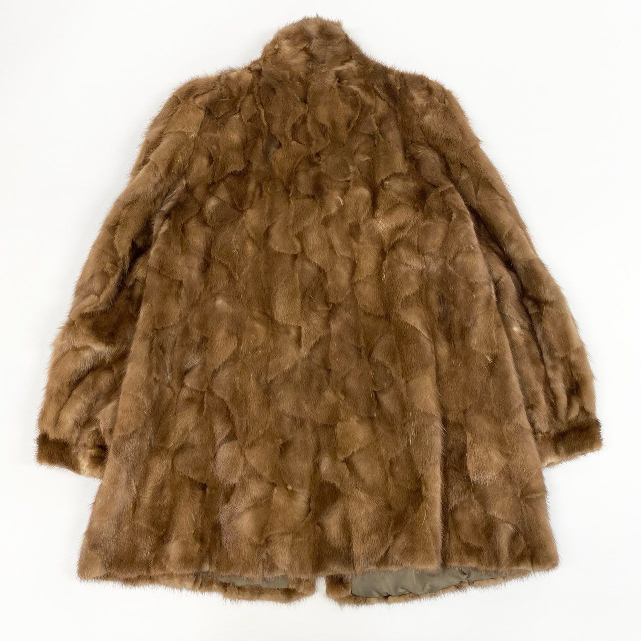 美品　ジャスミンミンク　デザイン　高級毛皮　ミンクコート　毛質艶やか　柔らか 50j24 最高級毛皮 パステルミンク ミンクコート 毛皮コート セミロング