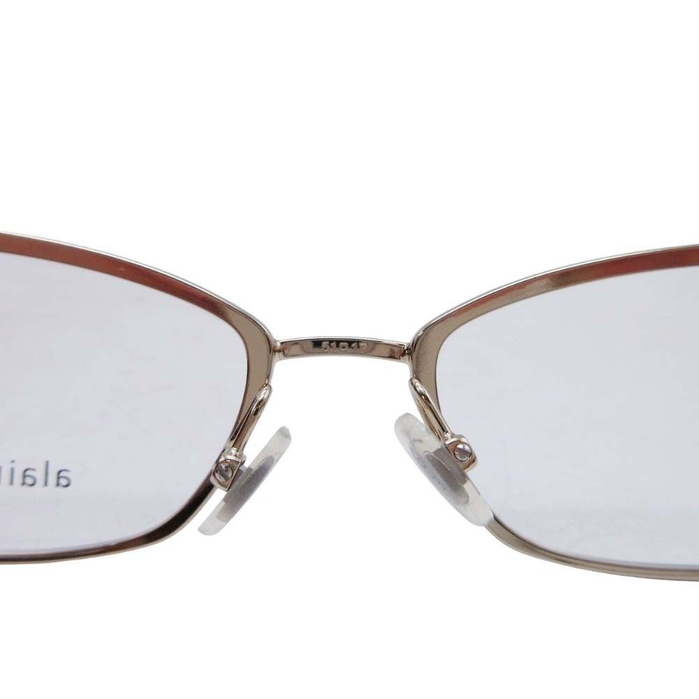 未使用 alain mikli アランミクリ フォックスシェイプ メガネ 眼鏡  