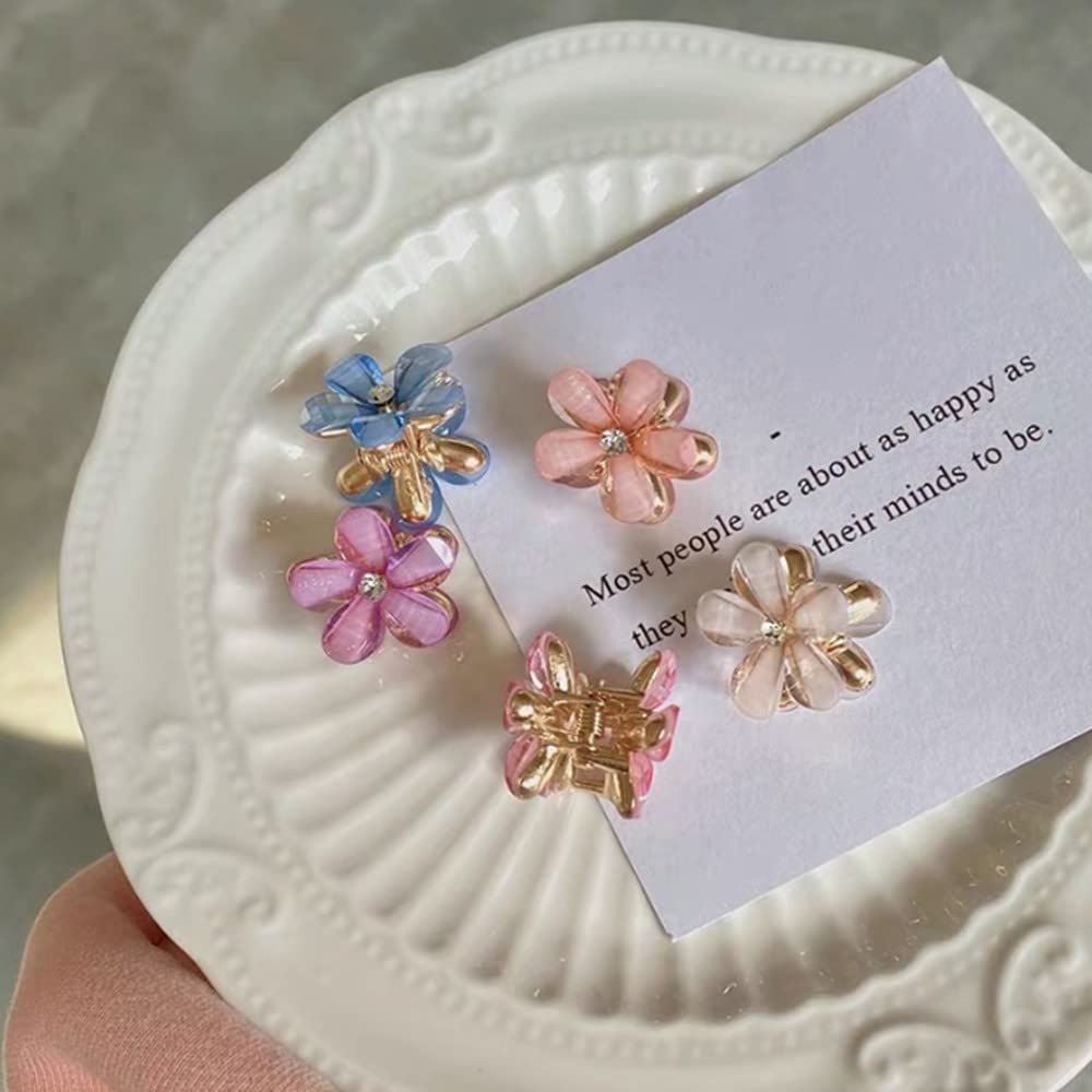 髪留め 髪飾り 前髪クリップ 子供 クリップ 女の子 可愛 ヘアピン 大人 ミニ ヘアクリップ 女性用 バンスクリップ 花 BetterJonny