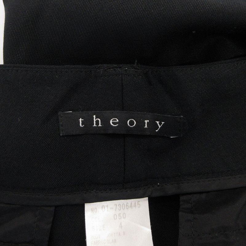 Theory セオリー スラックス 黒 4(L位) 0138225A0122 セオリー Theory パンツ スラックス ストレート 4 黒 ブラック