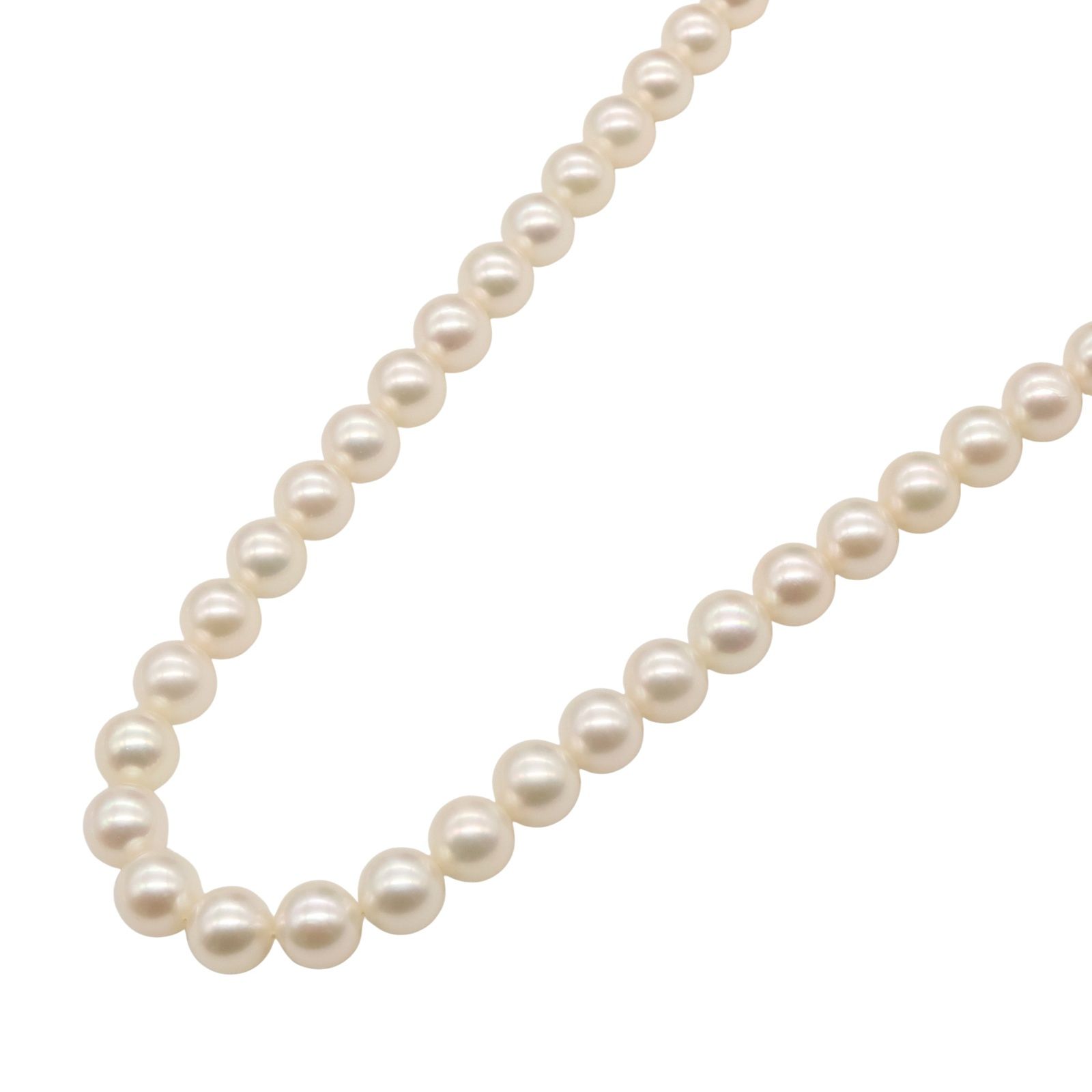 ジュエリー JEWELRY ネックレス アコヤパール ネックレス ｱｺﾔﾊﾟｰﾙ 31.6g 首回43.5㎝ シルバー925 ネックレス レディース Used A