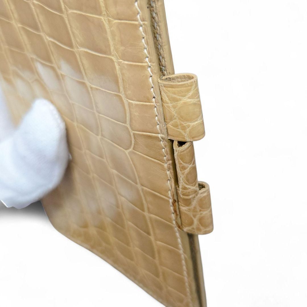 アリゲーター 手帳カバー