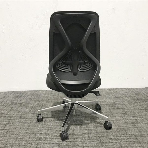YS-1 クロス ランバーサポート付 オフィスチェア ブラック