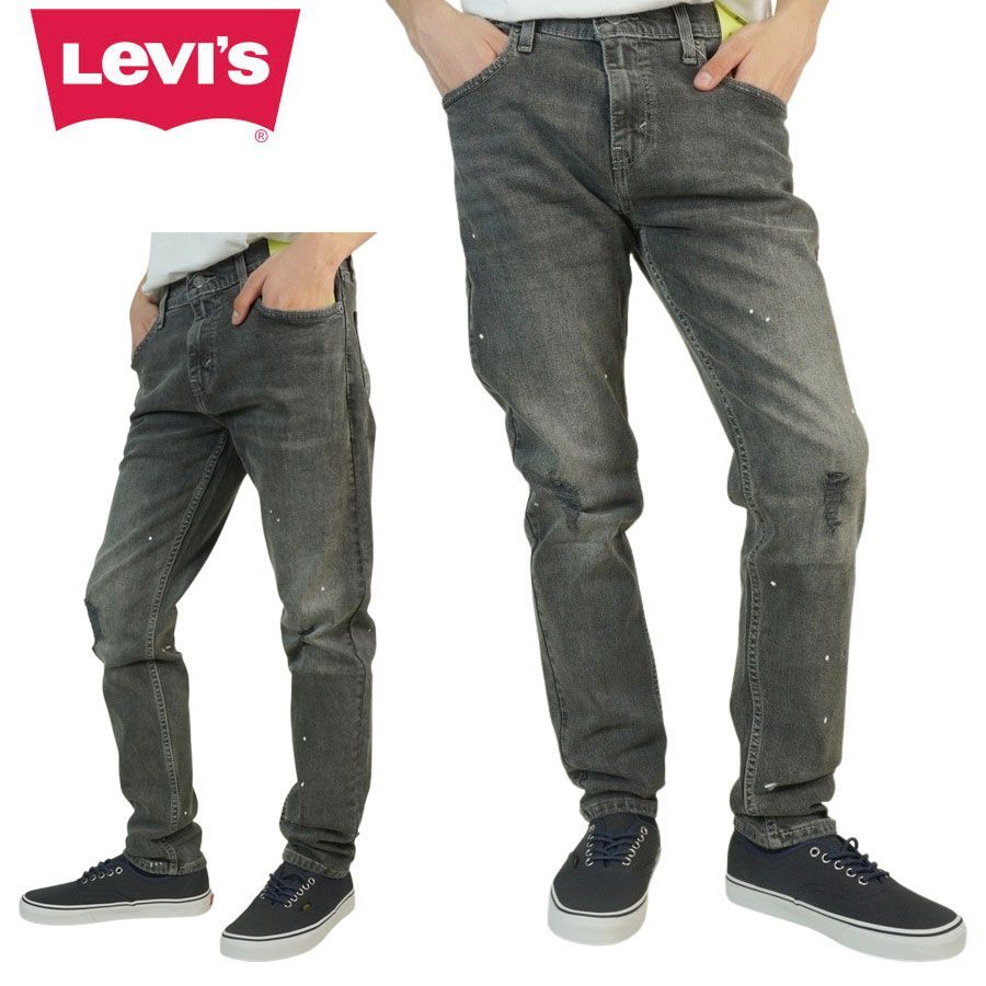 メンズ デニムパンツリーバイス LEVI'S512 SLIM TAPER スリム テーパーWASH BLACK(ウォッシュブラック)デニム ジーンズ ジーパン ウォッシュ クラシック 定番 黒