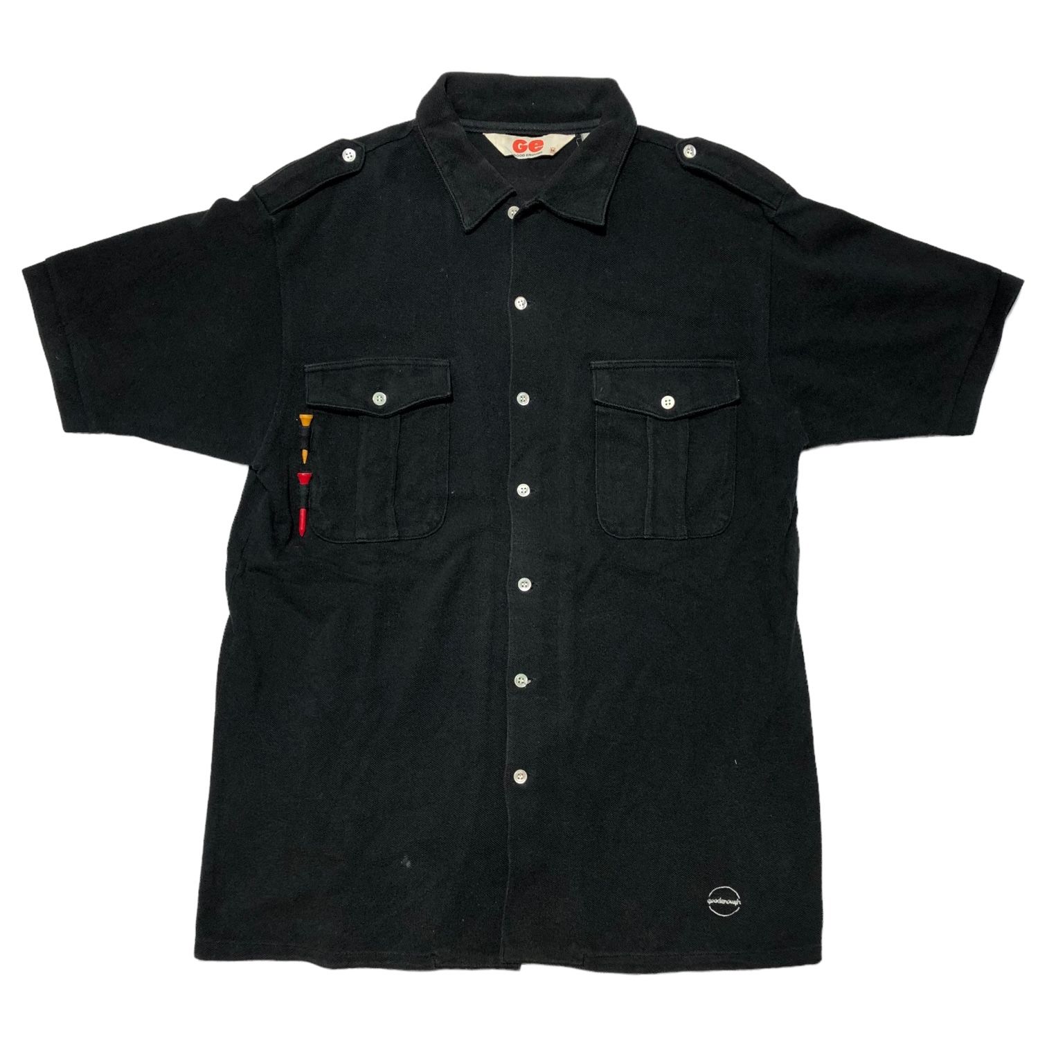 GOODENOUGH(グッドイナフ) 90's polo shirt with golf pin