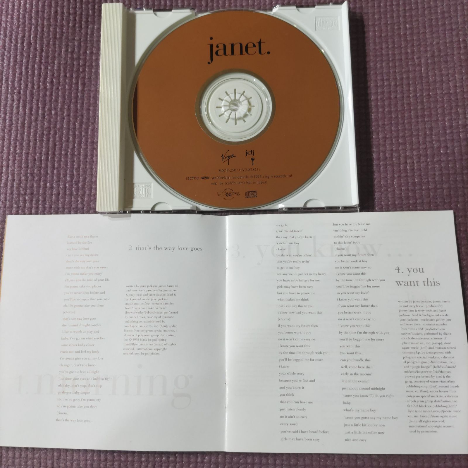ジャネット・ジャクソン アルバム 『janet』ジャネット国内盤 🌍全世界