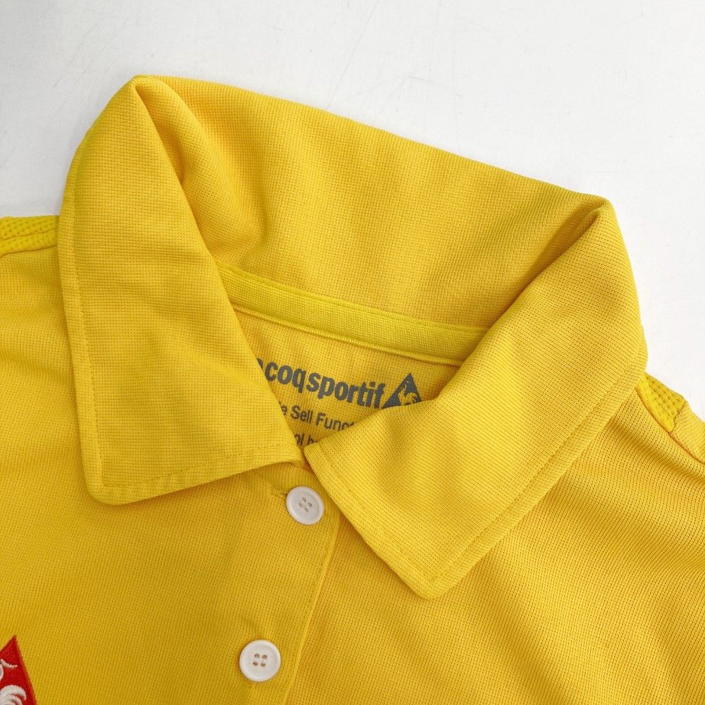 サイズ：L LE COQ GOLF ルコックゴルフ 半袖ワンピース イエロー