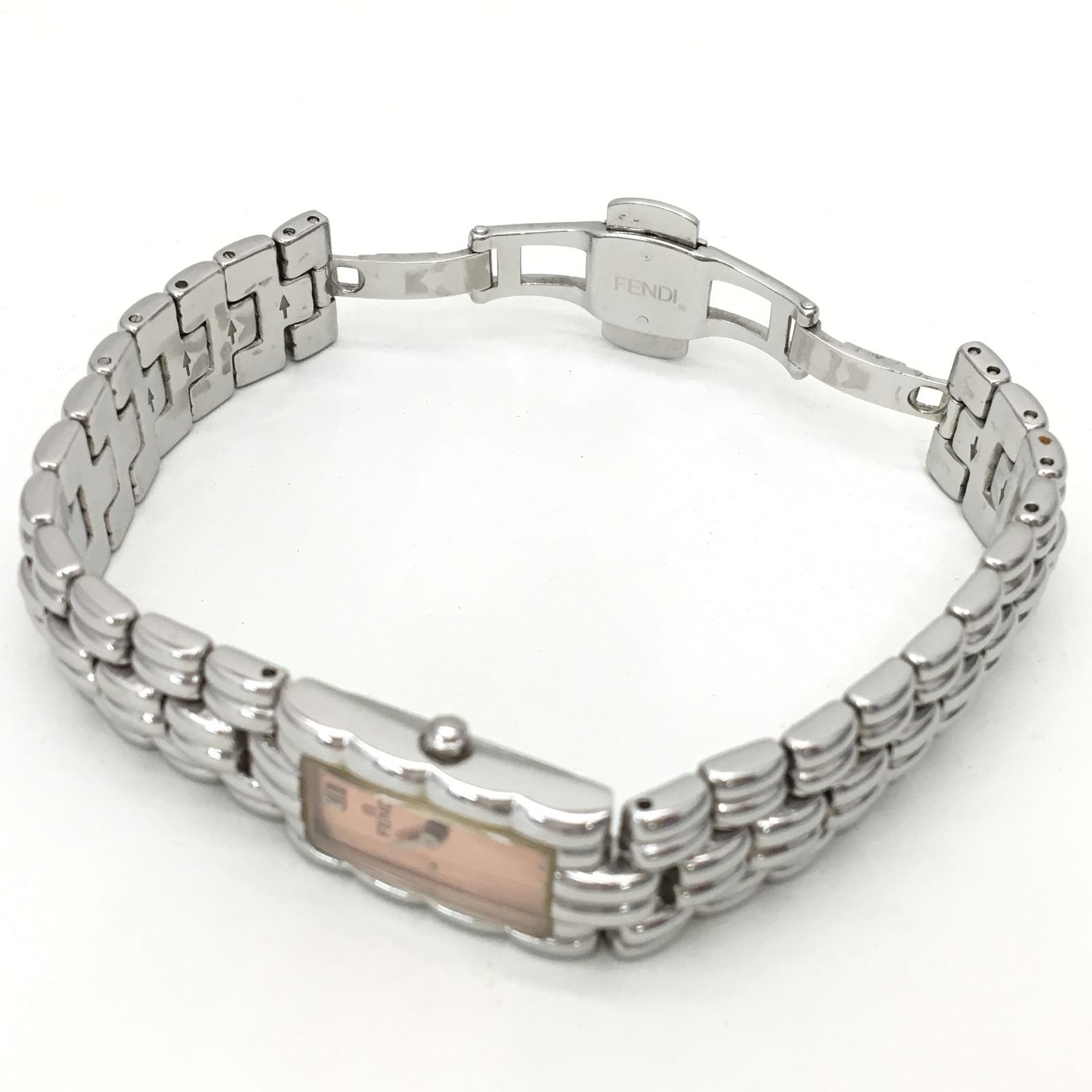 FENDI 腕時計 ピンクゴールド×シルバー 稼働品 11-804 - メルカリ