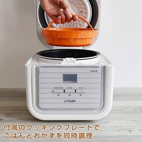 タイガー魔法瓶　炊飯器 3合 マイコン シンプルホワイト tacook 413zaZ+ZyBL._SS200_.jpg
