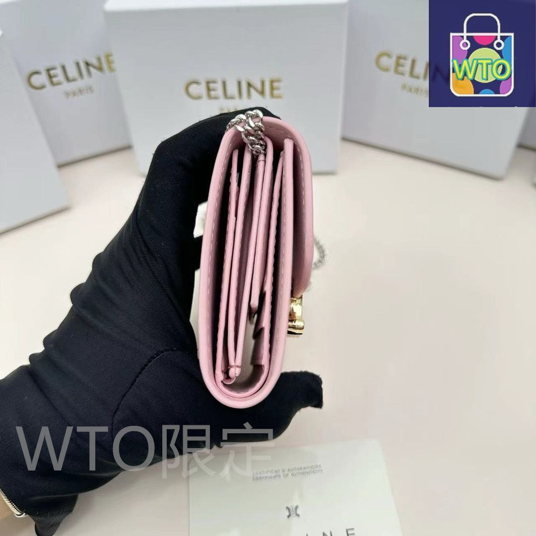 本日限定】?Celine トリオンフ チェーンウォレット 10783 ? 高級