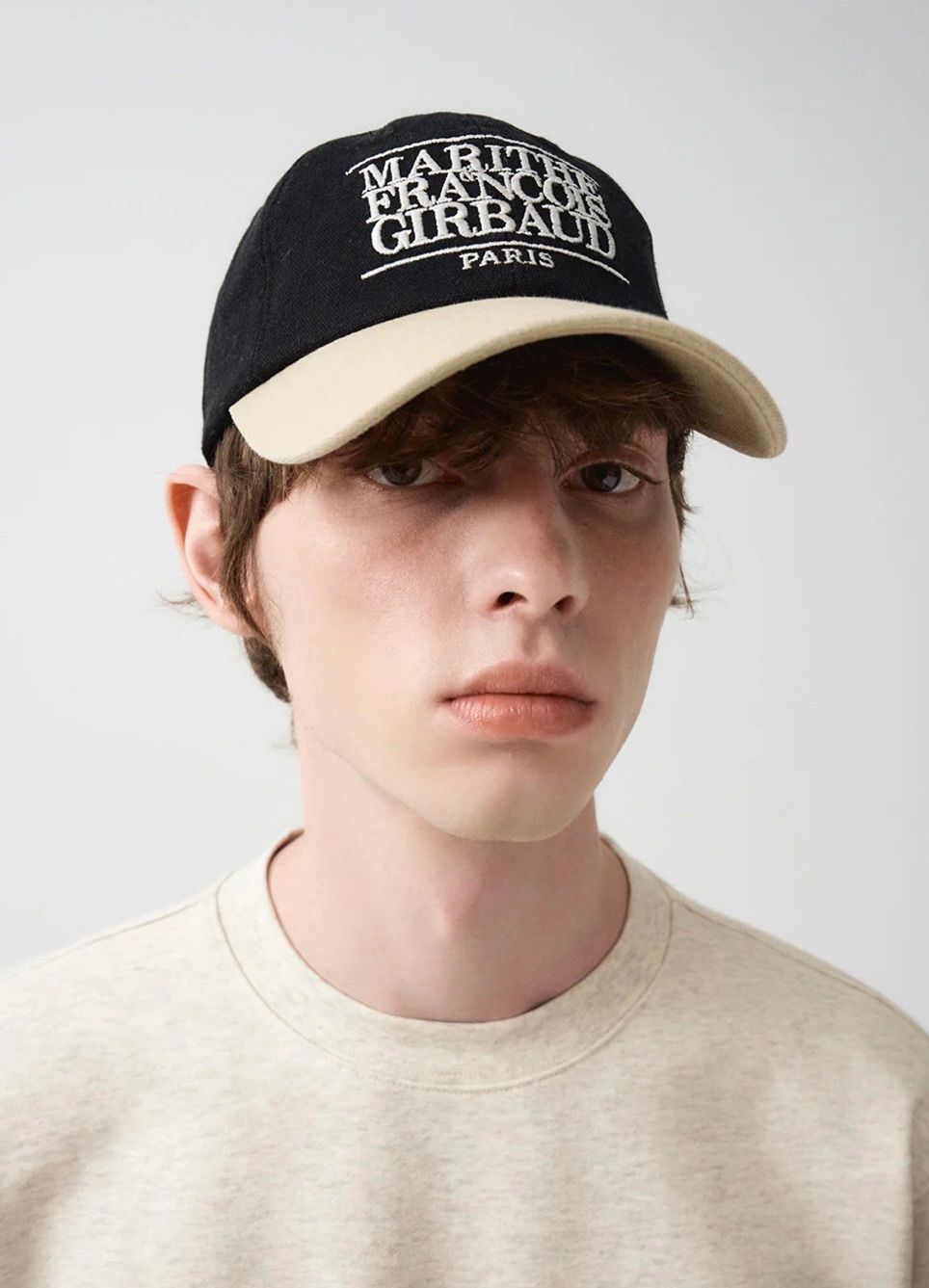 【MARITHE】マリテックスマイメロディクラシックロゴキャップ MARITHE X MY MELODY CLASSIC LOGO CAP ivory - MARITHE