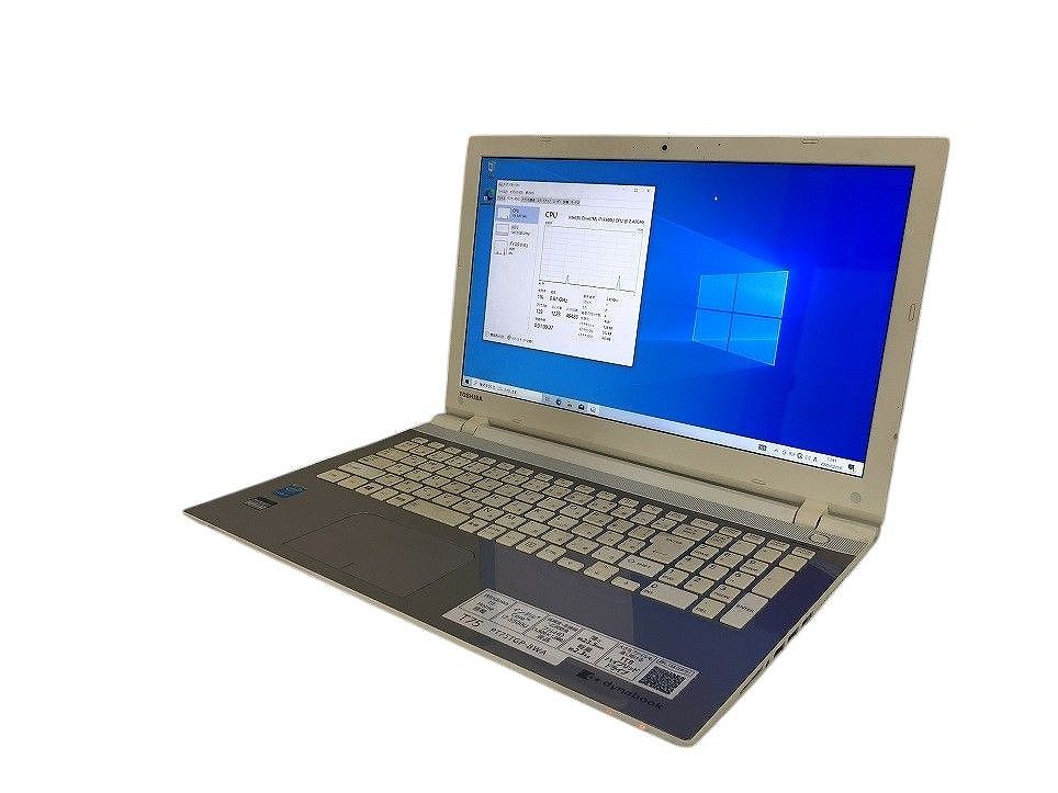 東芝 PT75TGP-BWA Core i7-5500U メモリ8GB HDD1TB ノートPC OS再インストール済 AMK629382相