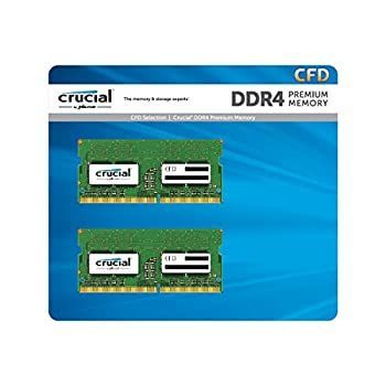【中古】CFD販売 ノートPC用メモリ PC4-19200(DDR4-2400) 16GB×2枚 / 260pin /  / Crucial by Micron / W4N2400CM-16G