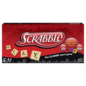 【中古】(非常に良い)Hasbro Scrabble Crossword Game with Power Tiles