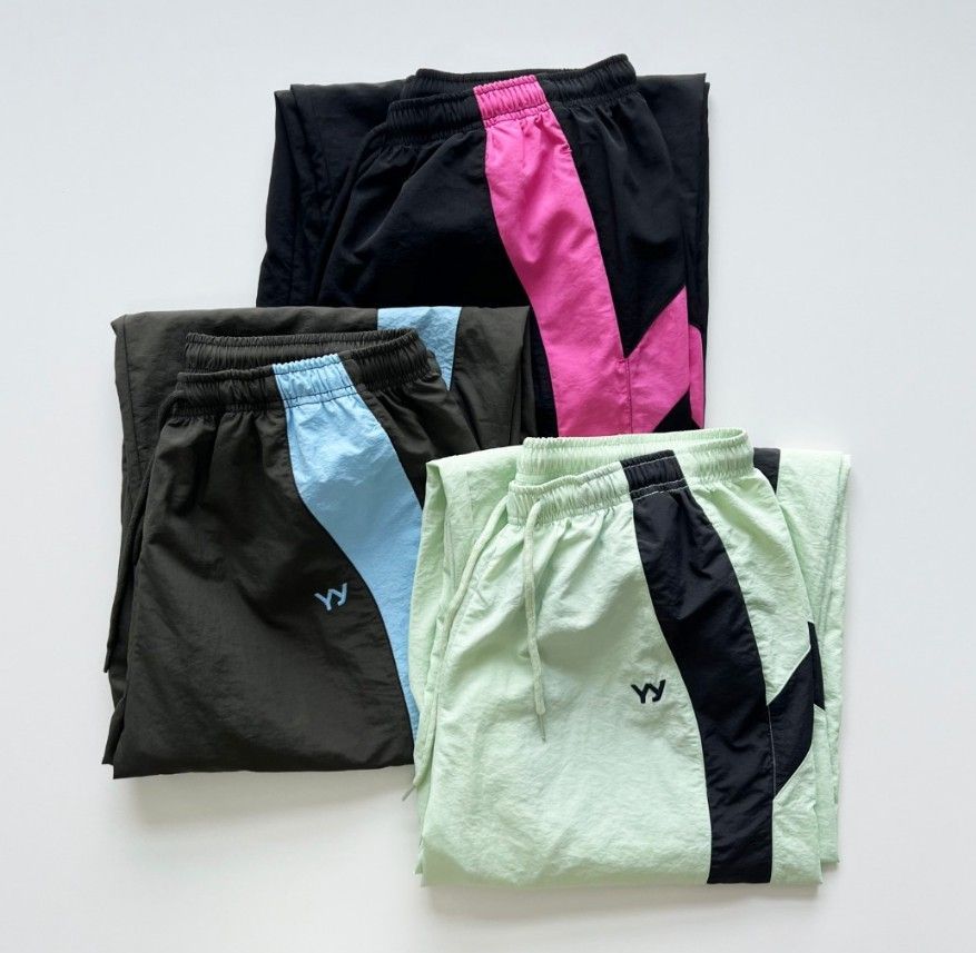 ♥新店セール♥ ☆OPEN YY☆COLOR BLOCK PANTS☆パンツ☆3色選択