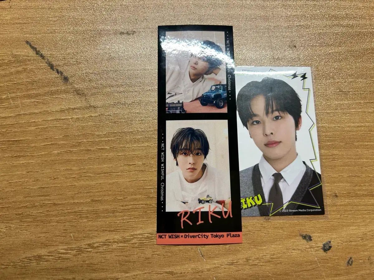 NCT(エヌシーティー) WIND AND WISH リク 希望に満ちた ラスタット ステッカーシール トレカ