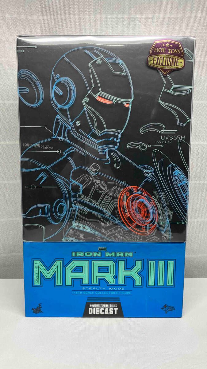 ホットトイズ アイアンマン・マーク3(ブルー・ステルス版) 1/6