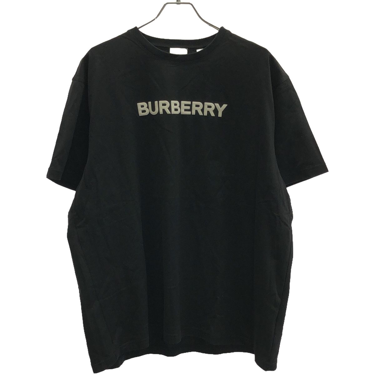 BURBERRY バーバリー ロゴクルーネックTシャツ  ブラック L