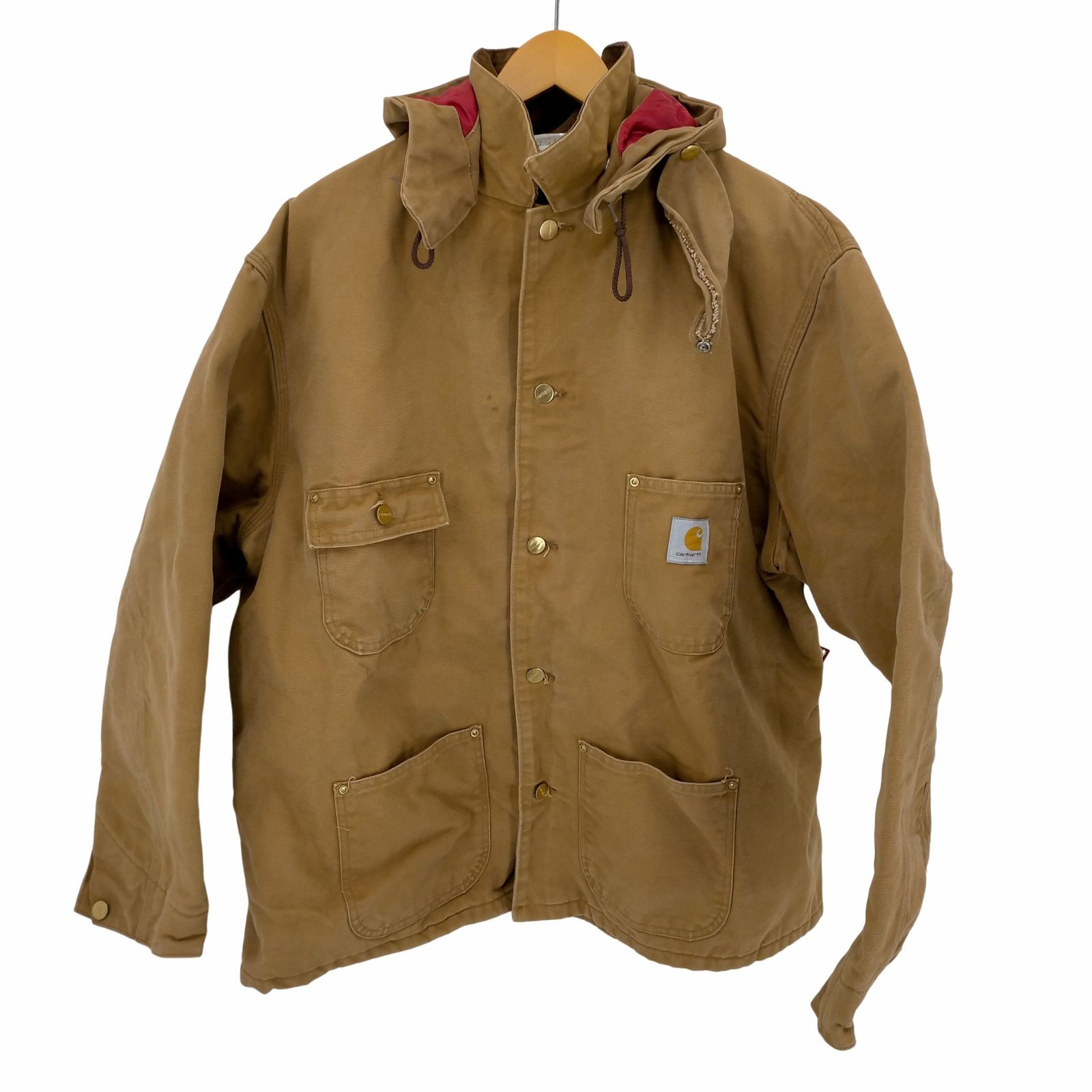 Carhartt ハンター ミシガンチョアコート フード 裏地ブランケット カーハート Carhartt ミシガンチョアコート フード付き 裏地